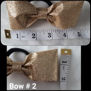 2 Handmade  Hair bows